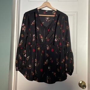 Old Navy floral blouse